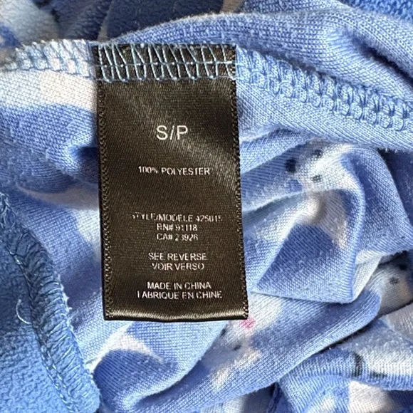 Women's Blue Pajama Set - Picture 8 of 8